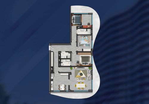 4 otaqlı - 226.1 m²